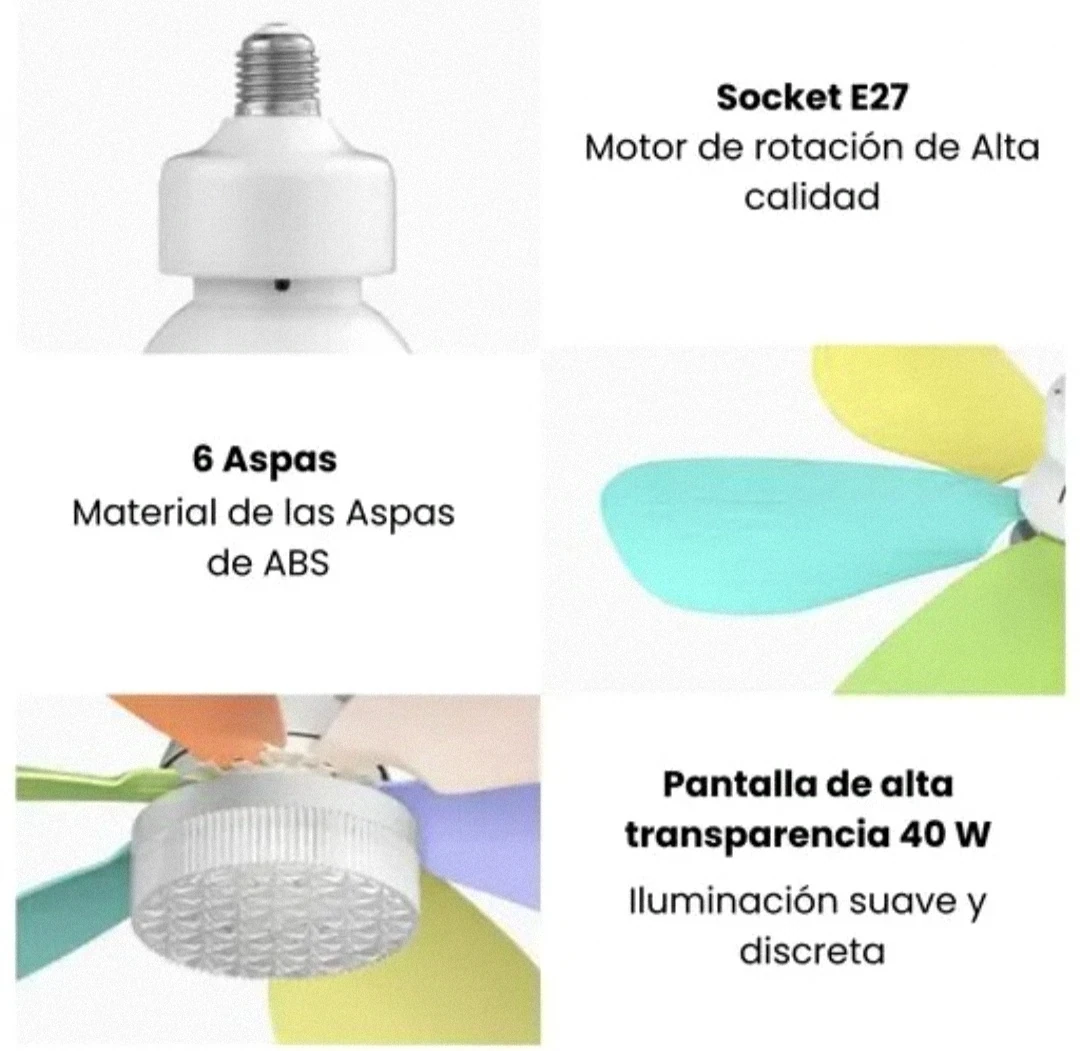 FOCO VENTILADOR 50W 7