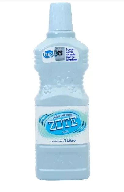 Jabón Zote Líquido Azul