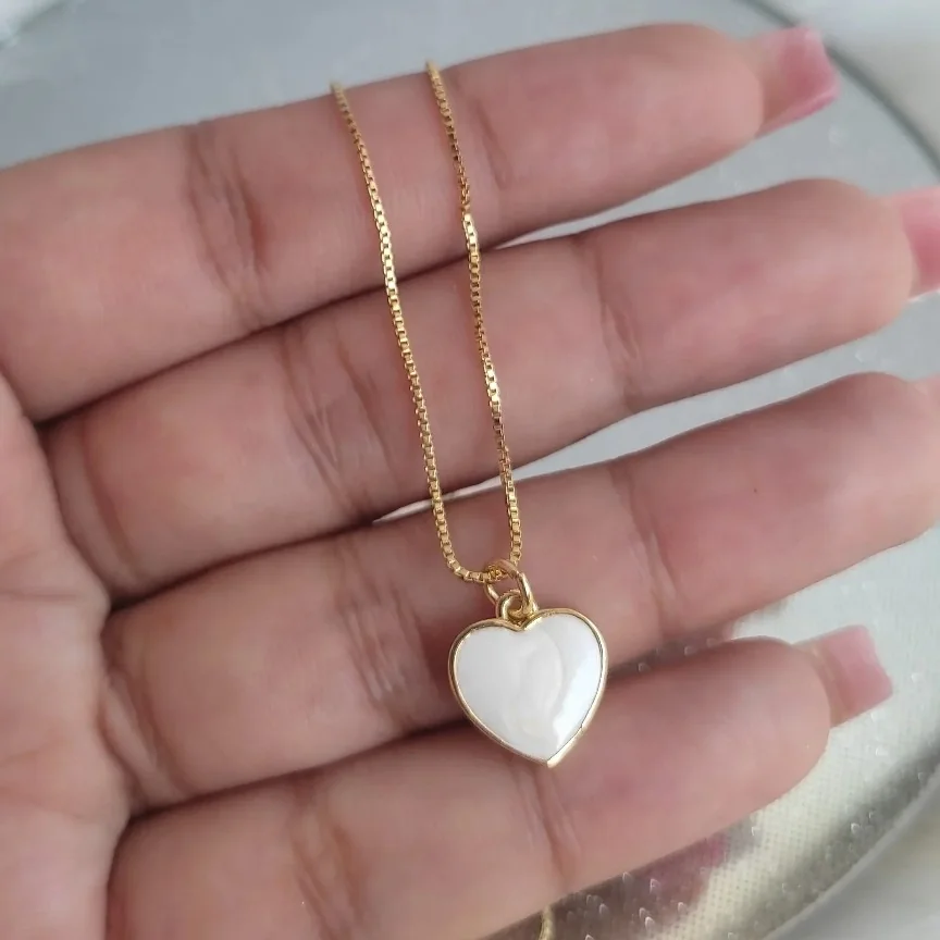 CADENA CORAZON BLANCO 2