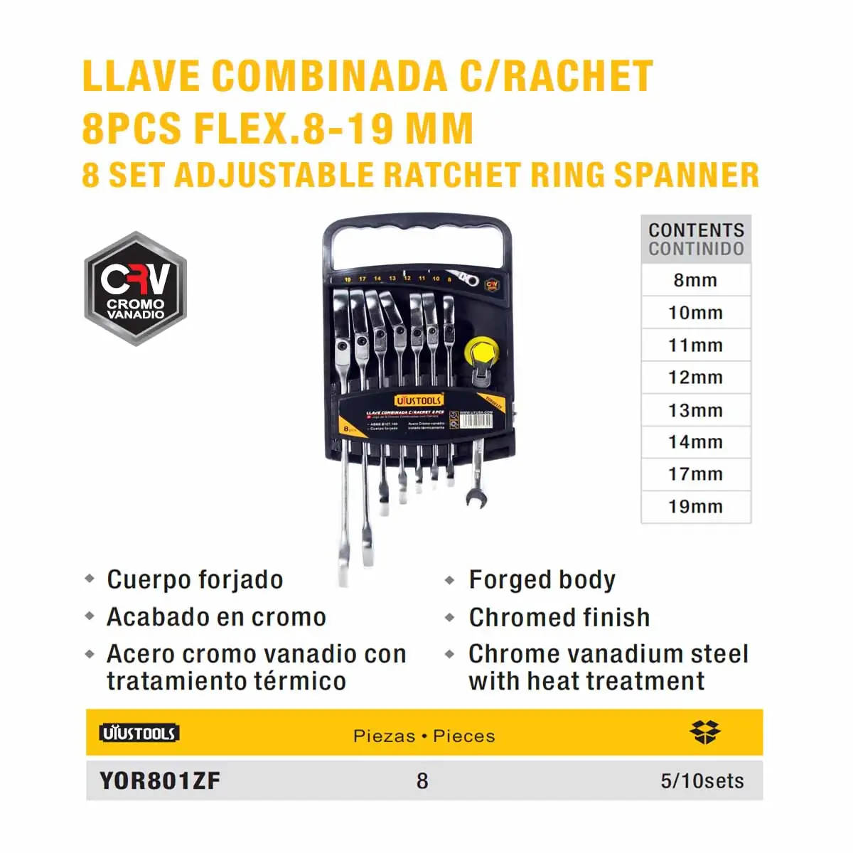 SET LLAVE COMB C/CHICHARRA MOVIL UYUST 8-19 