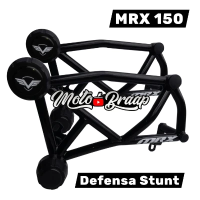 DF Mrx 150 defensa stunt color negro
