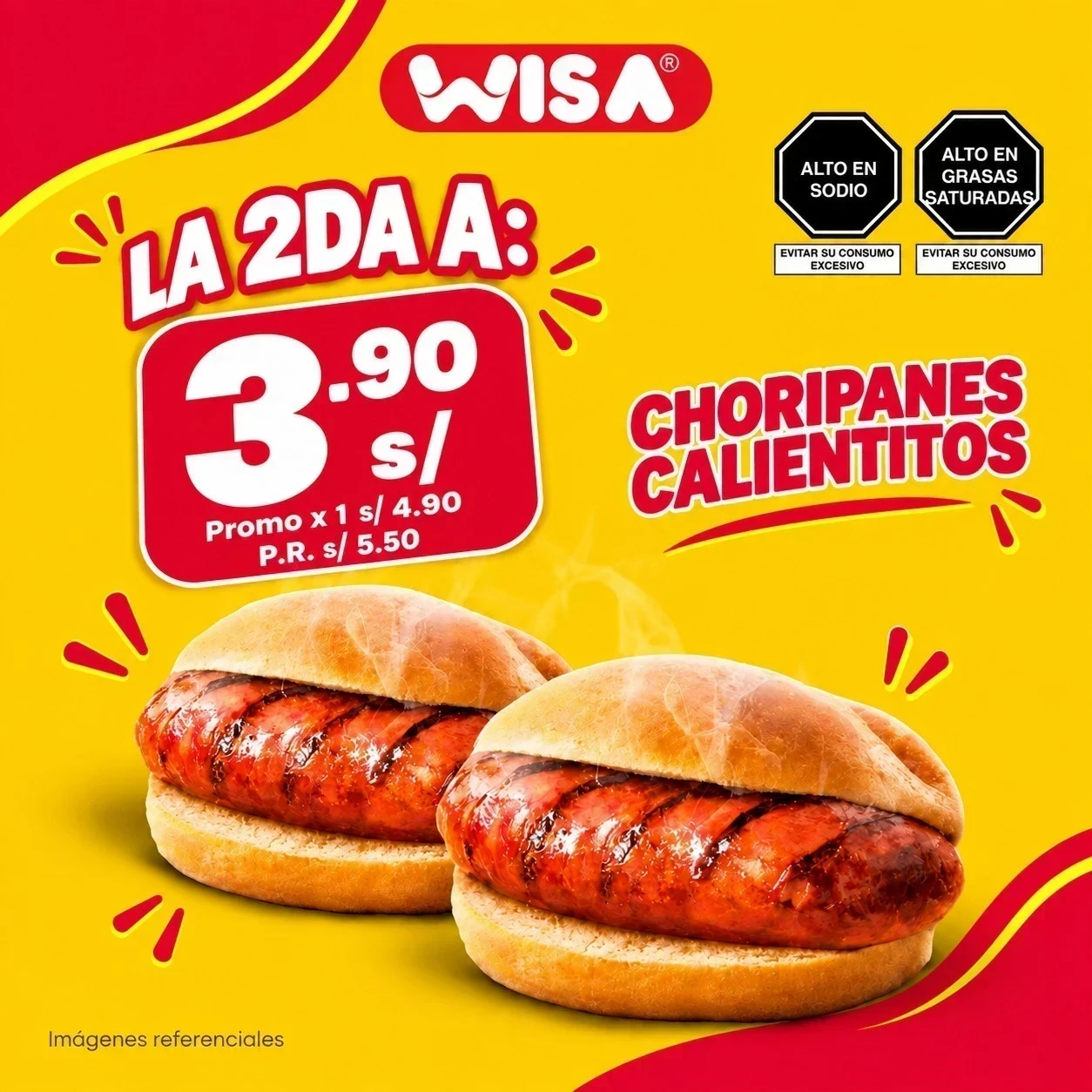 2 Choripanes