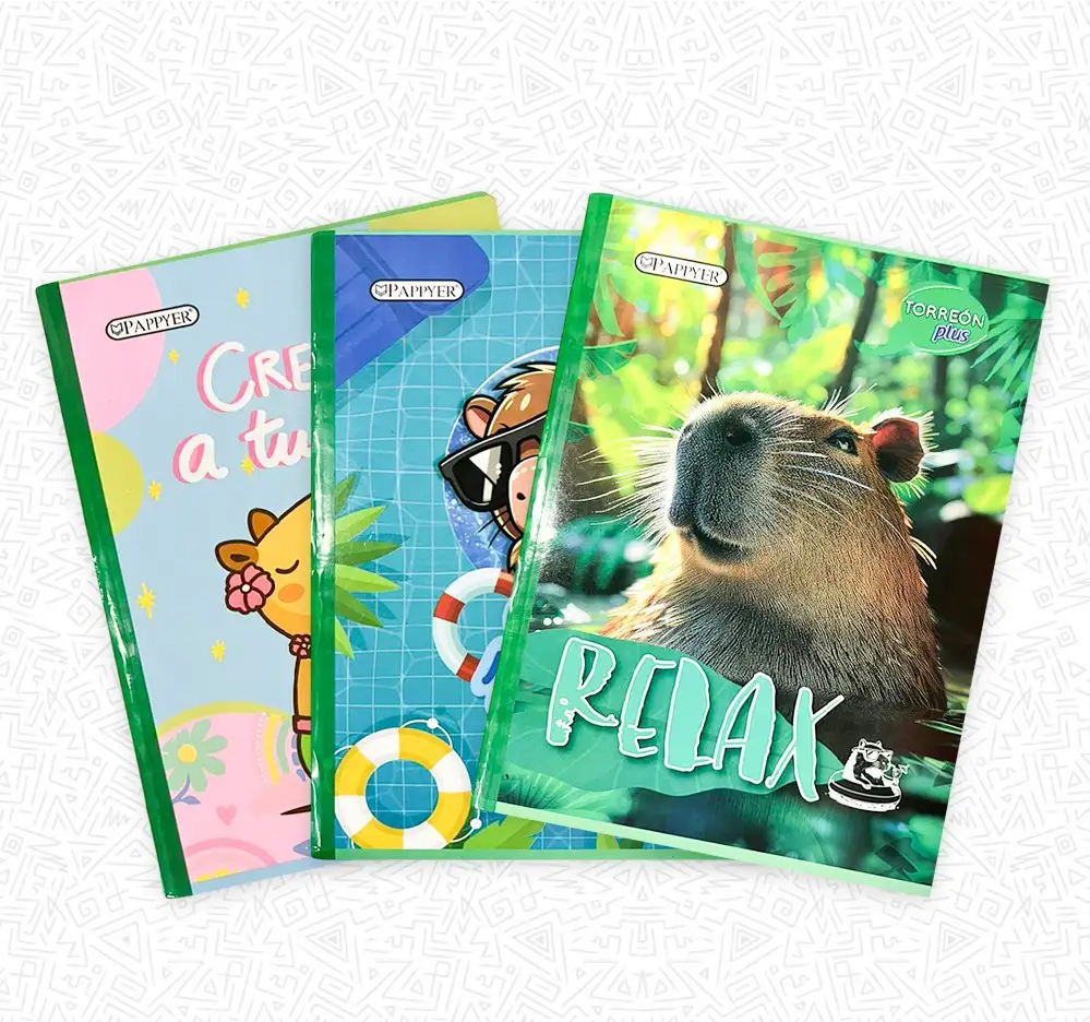 CUADERNO STICKER LINEAS X100 HOJAS NIÑO