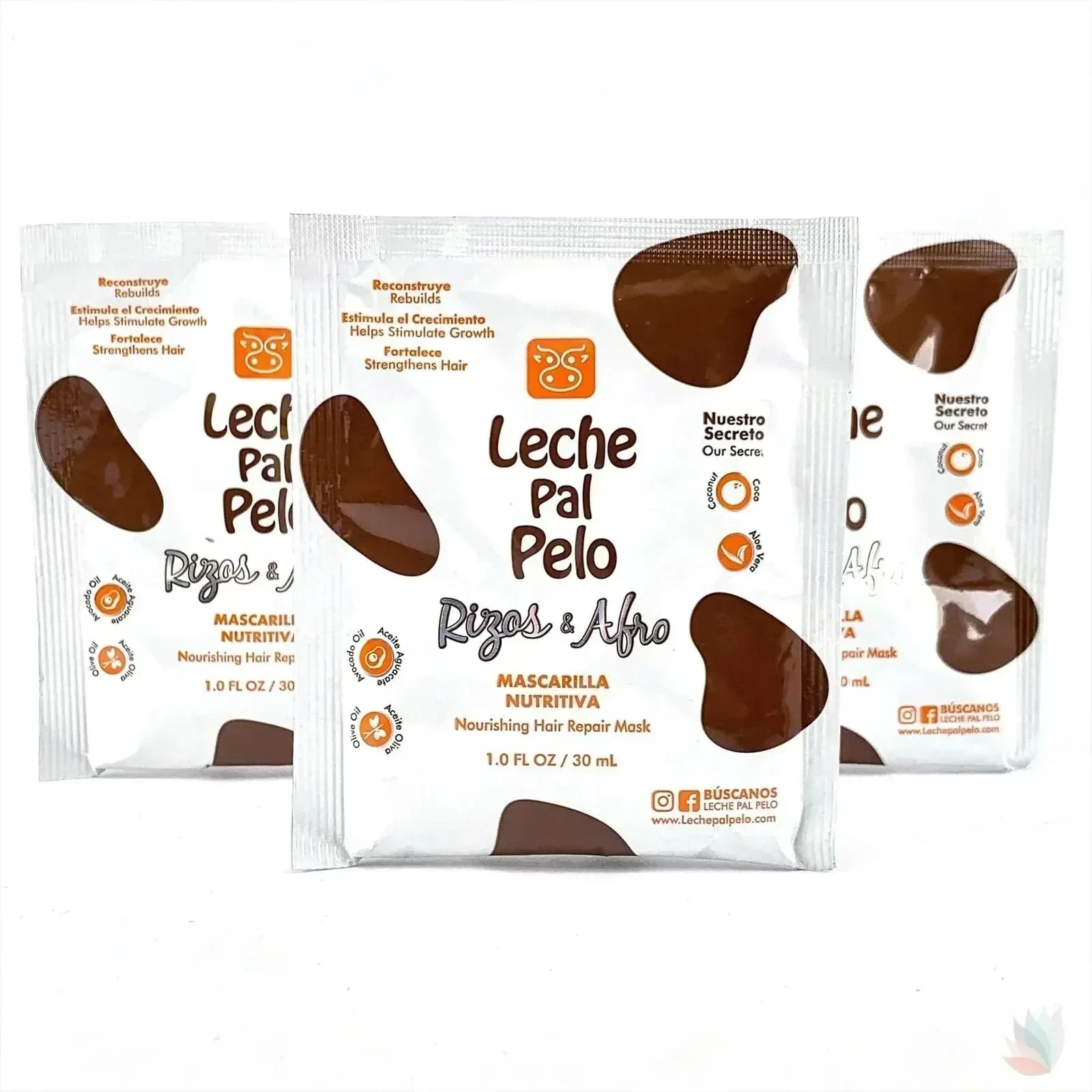 leche pal pelo mascarilla afro sobre x30 ml