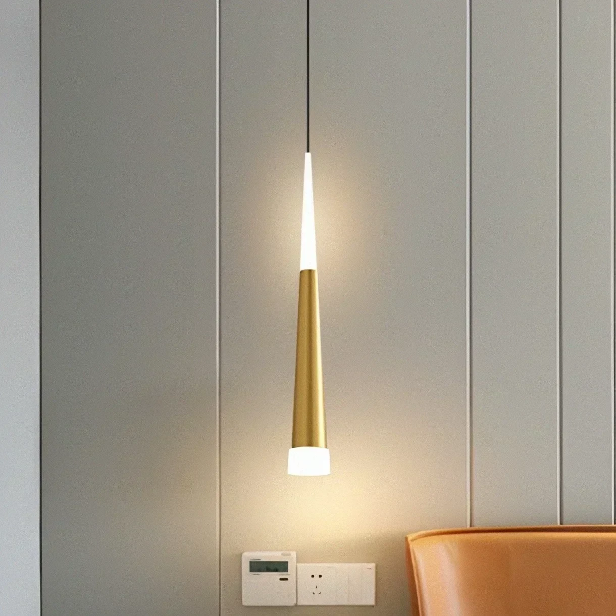 LAMPARA COLGANTE SIMPLE GOLD 5W LUZ CALIDA 3000K