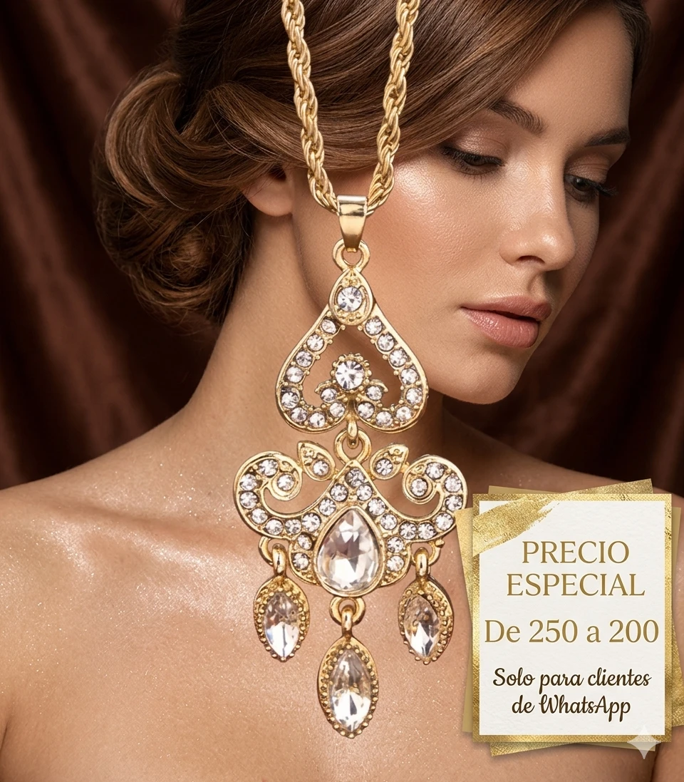 Dije con cadena sale