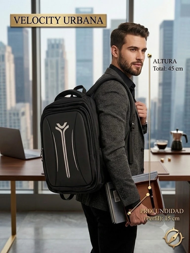 Mochila Urbana Executive Premium – Antirrobo y Compartimento para Laptop 3
