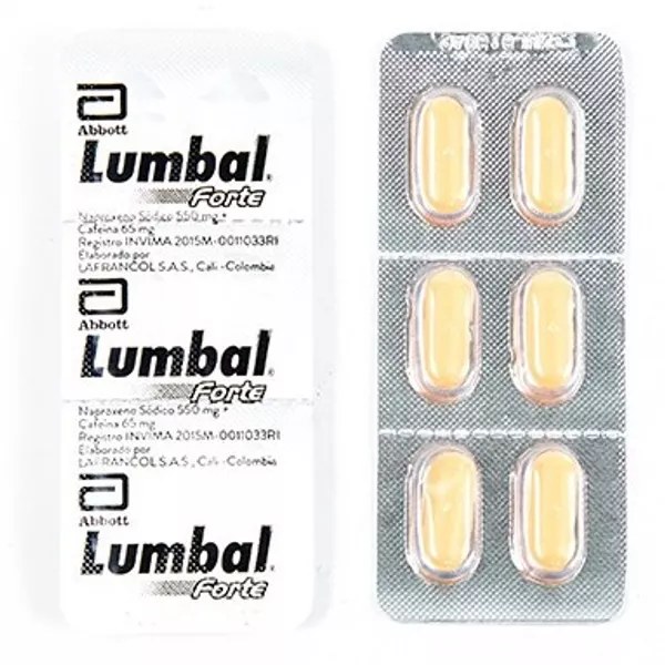 Lumbal forte tira x 6 tabletas