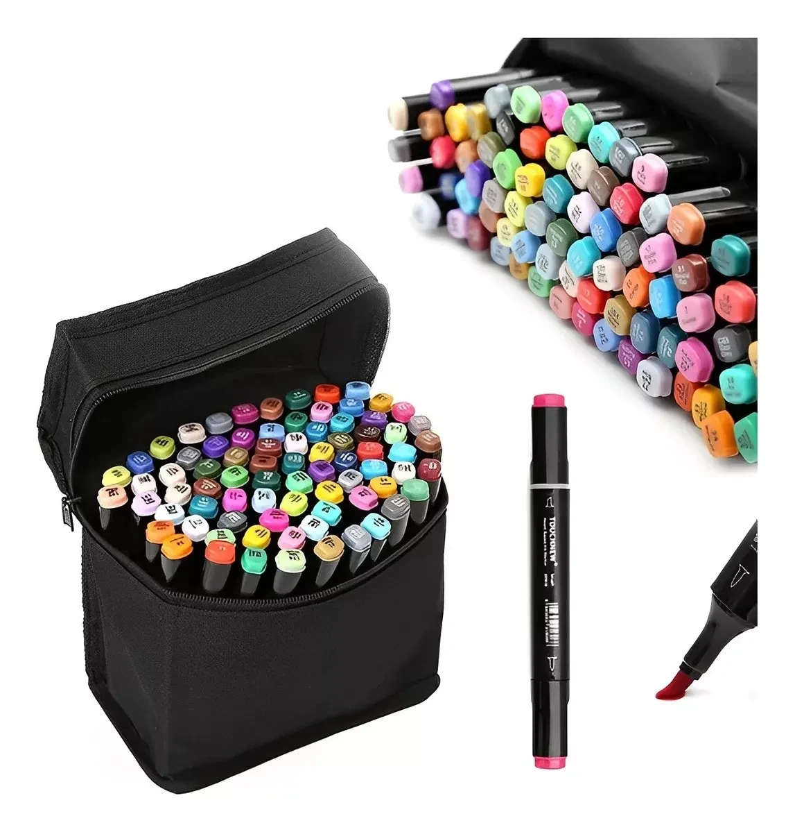 Set De Marcadores Touch Plumones Doble Punta 48 Piezas 3