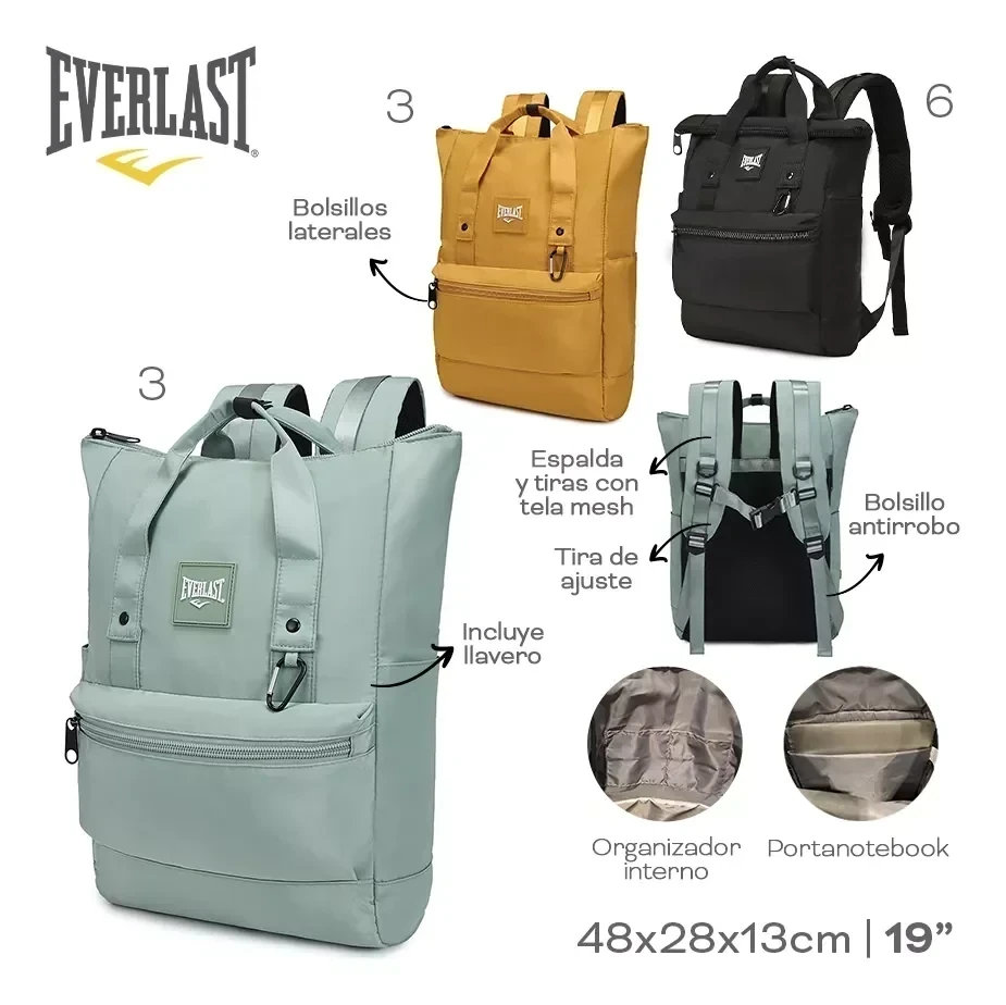 MOCHILA EVERLAST 22255