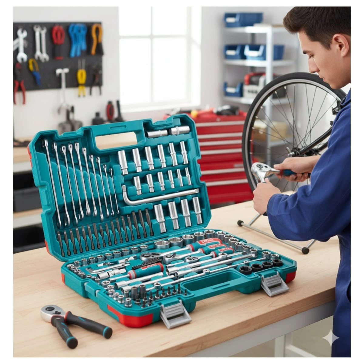 THKTHP21396 Set de herramientas combinadas 139pcs total 3