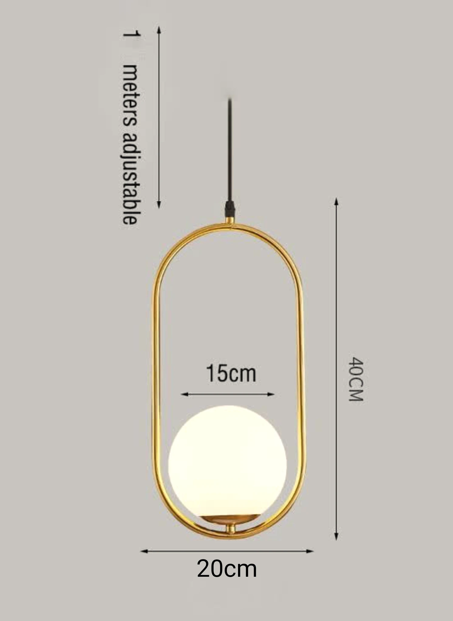 Lámpara Colgante Minimalista  7