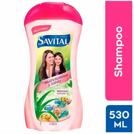 Shampoo Savital con Multivitaminas y Sabila