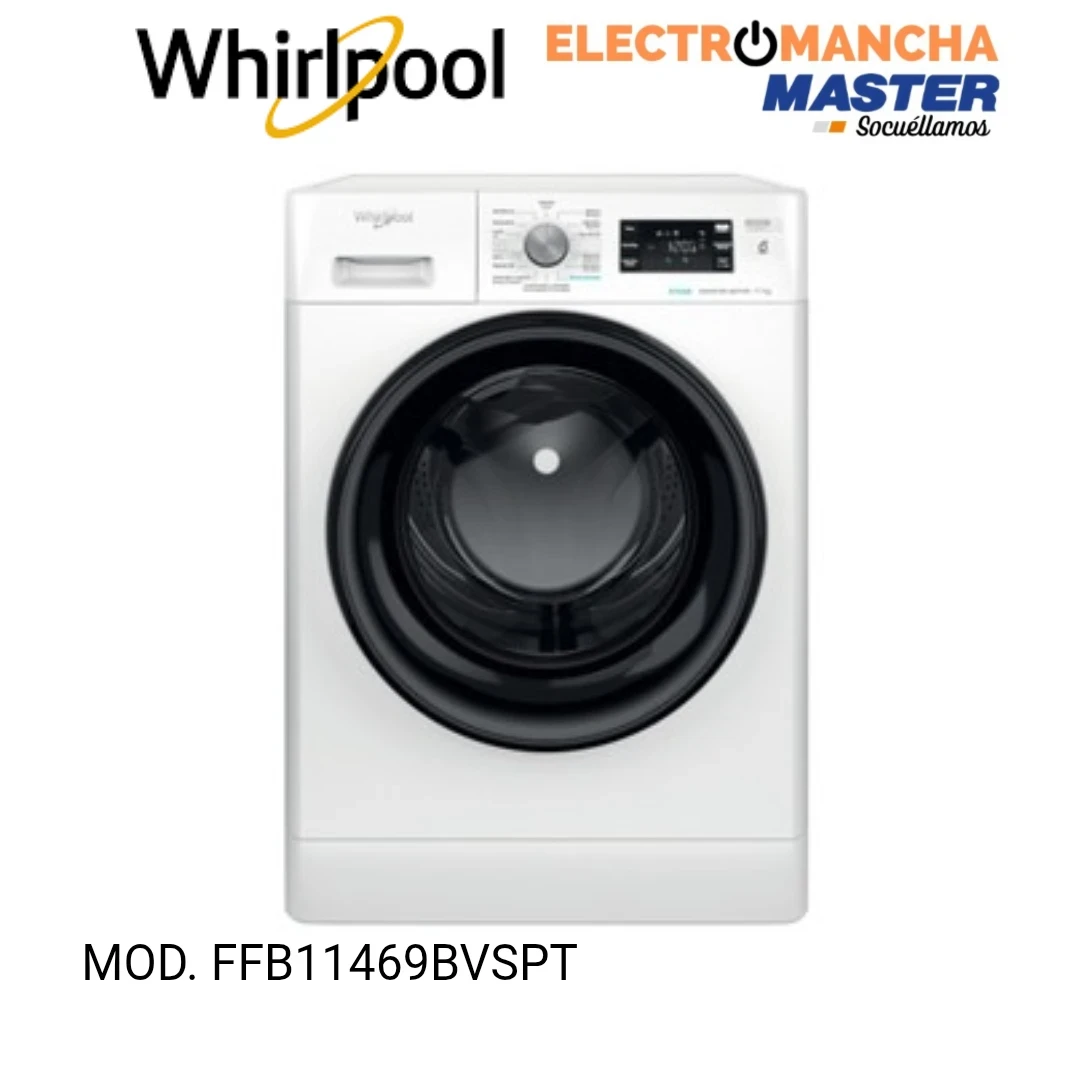 LAVADORA WHIRLPOOL FFB11469BVSPT 11KG. 1400 RPM. A