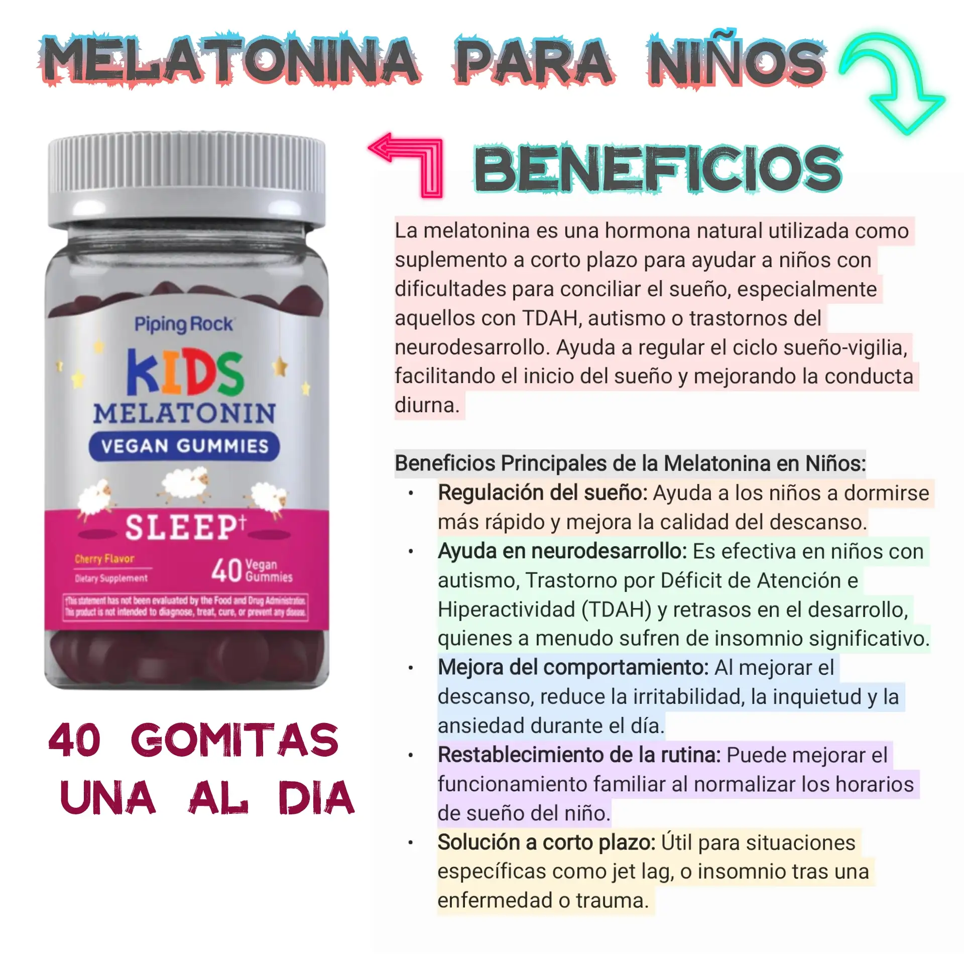 Melatonina para niños 3