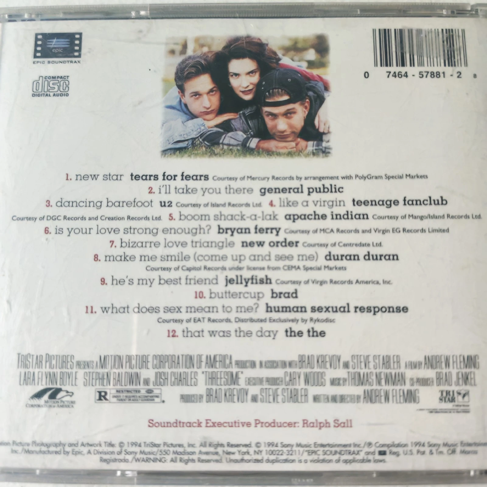 CD Banda sonora de la película Tres Formas de Amar Usado  3