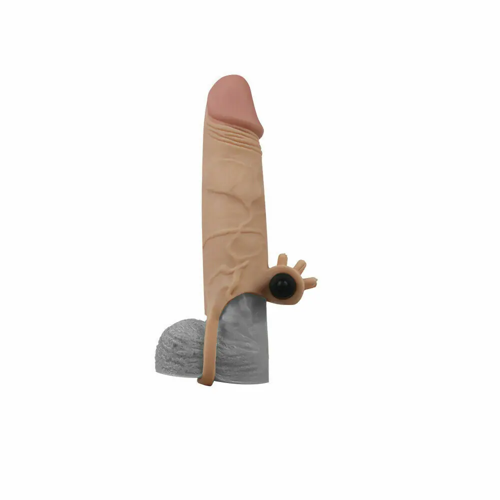 Add 2" Pleasure X Tender Vibrating Penis Sleeve 2