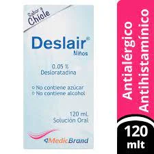 DESLAIR NIÑOS 0.05% SUSP FCO X 120 ML DESLORATADINA MEDIC BRAND