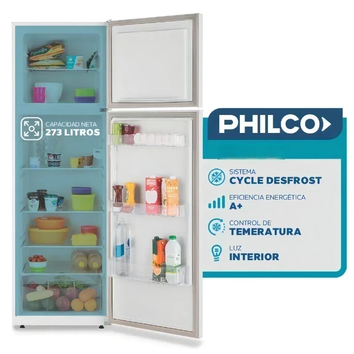 HELADERA PHILCO 270LTS BLANCA CICLICA