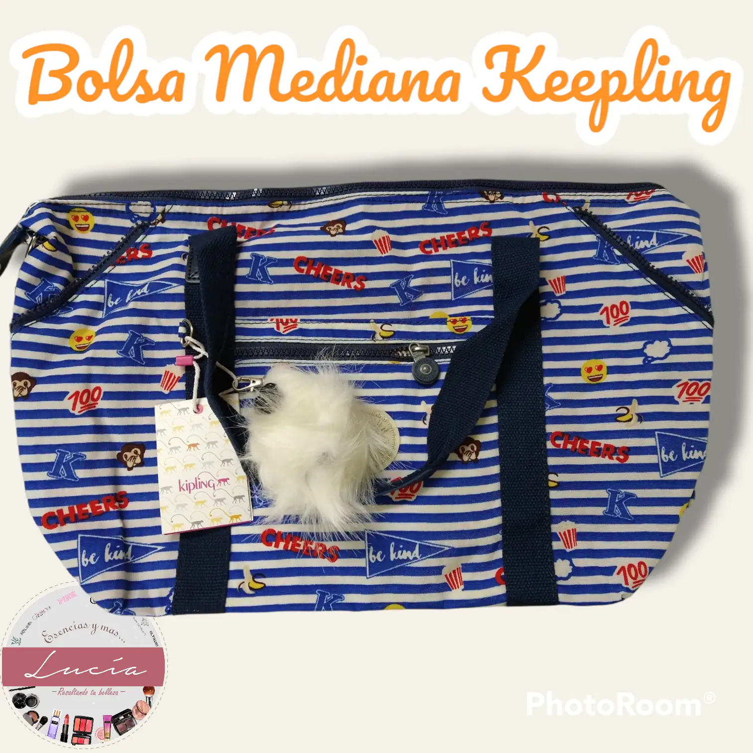 Bolsa Kipling  Caritas 