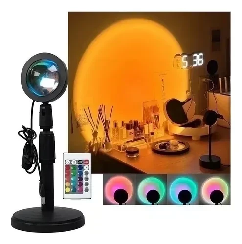 LÁMPARA LED PROYECTORA DE ATARDECER SUNSET LAMP 2