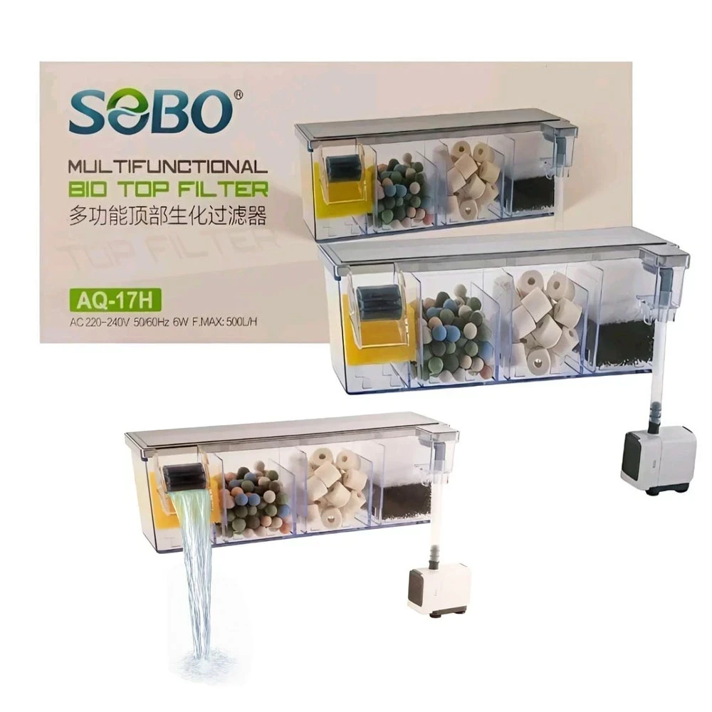 Filtro Externo Sump Sobo Aq-17h 6w 500l/h