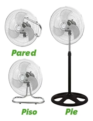 VENTILADOR DE PIE AZANA 3 EN 1  18"