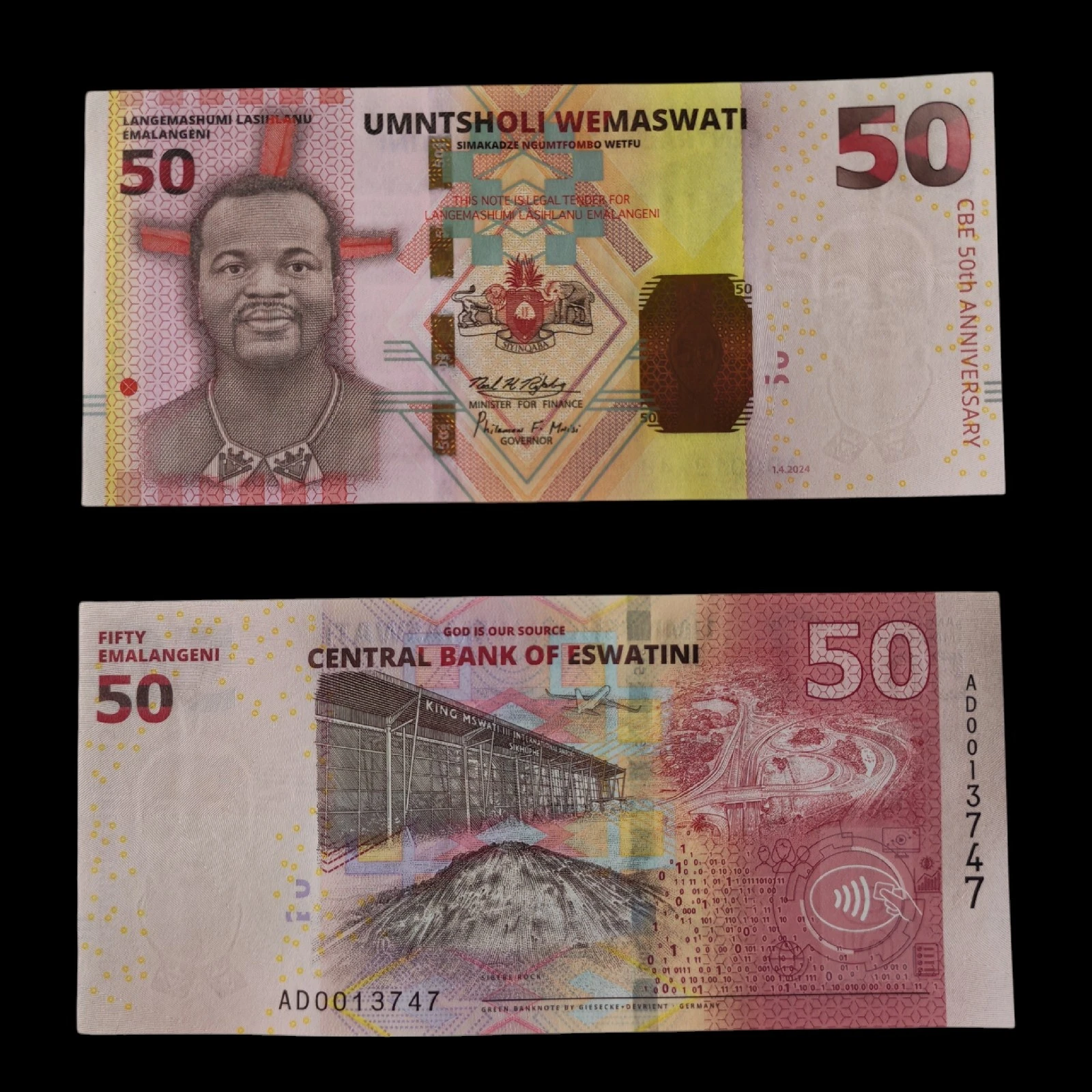 ° Esuatini 50 Emalangeni UNC