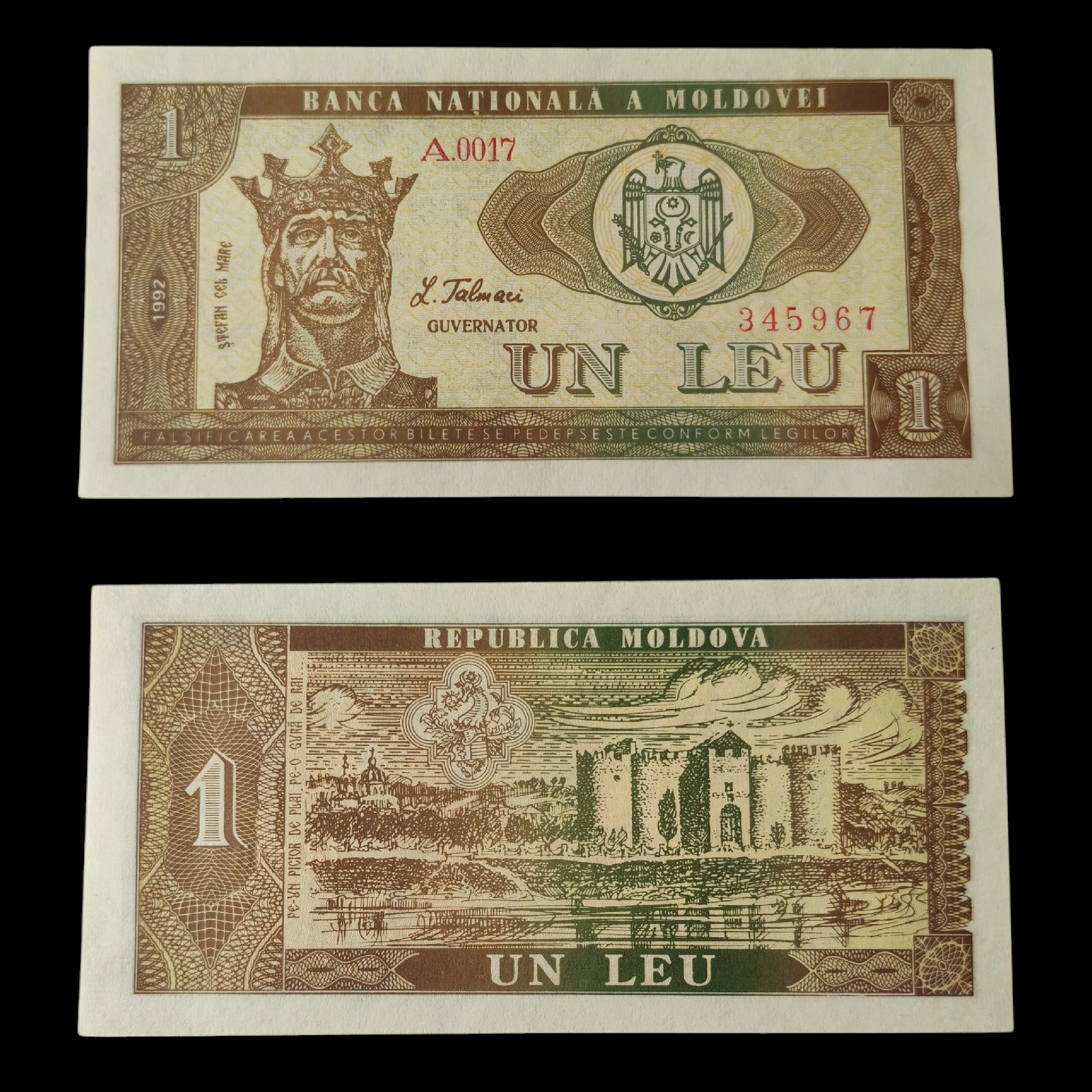 ° Moldavia 1 Leu UNC
