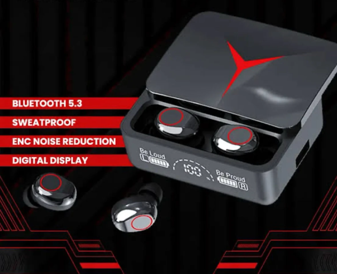 Audífonos Gaming Bluetooth 5.4 Buytiti ST-W131 - Estuche LED 800mAh 2