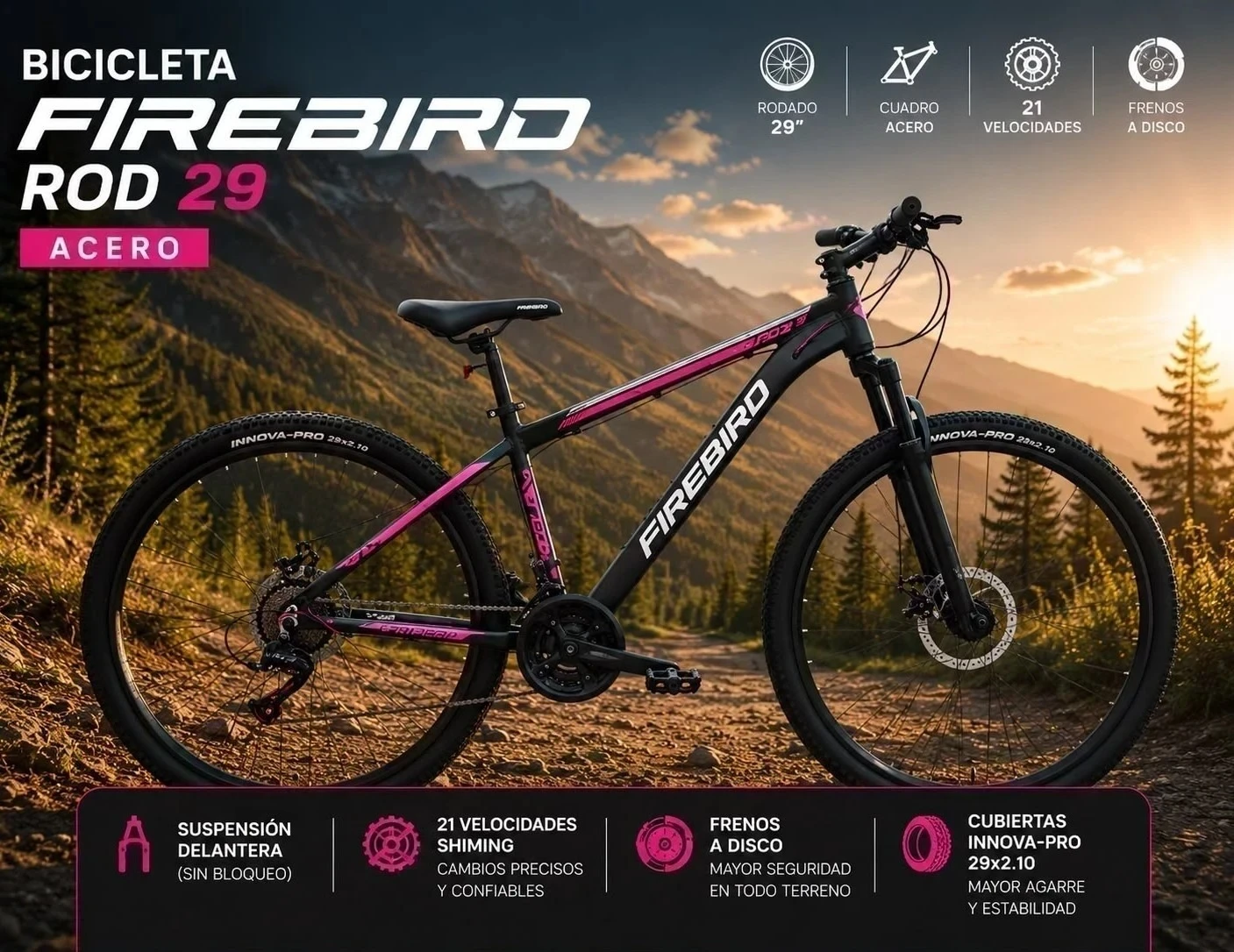 BICICLETA FIREBIRD ACER0 4