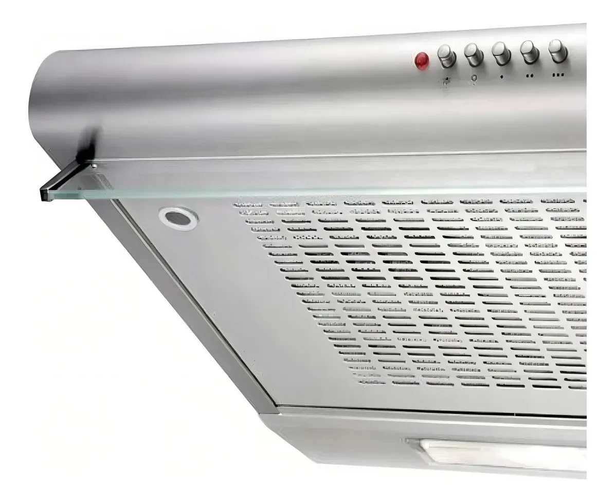 Extractor Purificador De Cocina Domec Dom 3060 Ac. Inox. Color Plateado 3