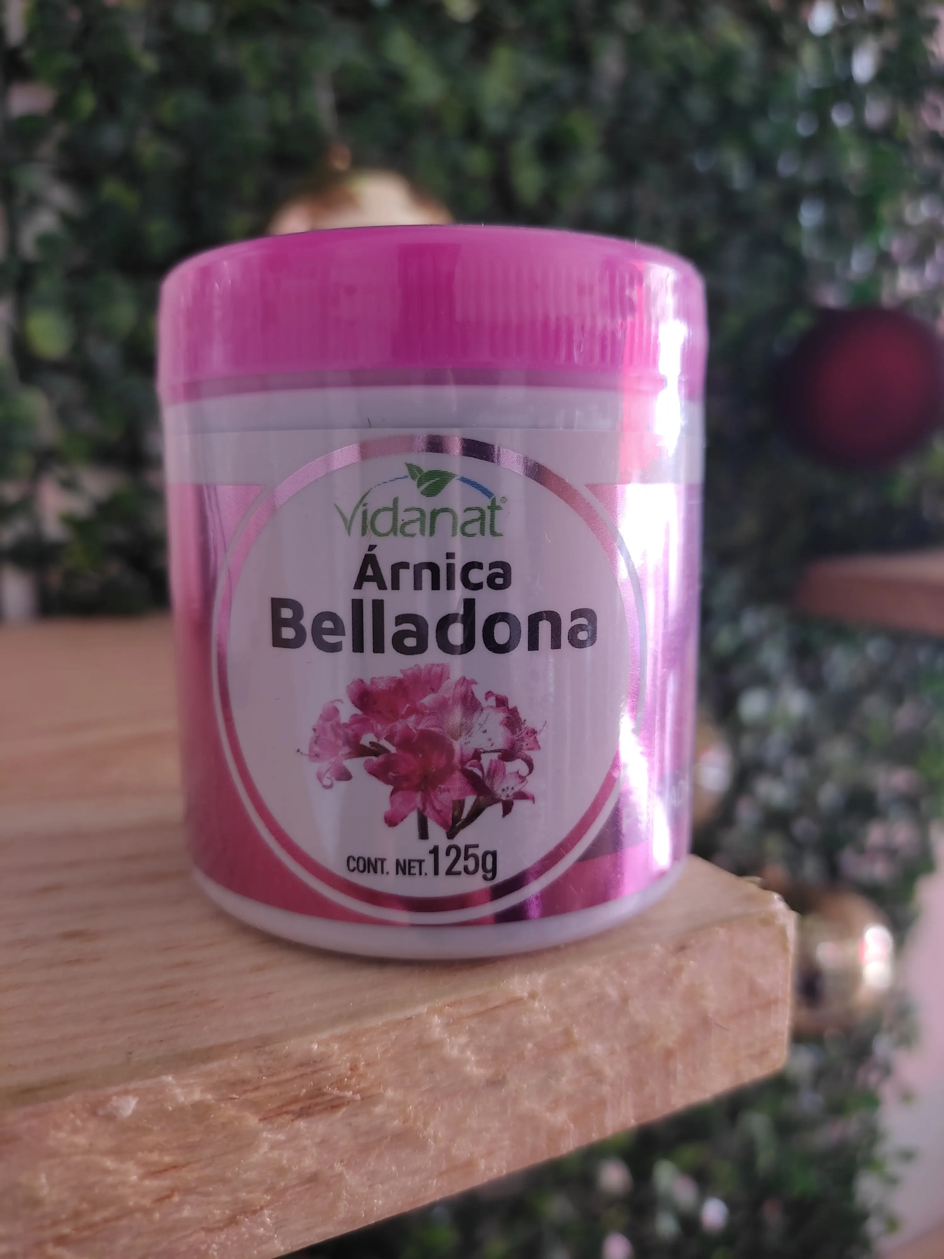 Pomada de arnica y belladona 
