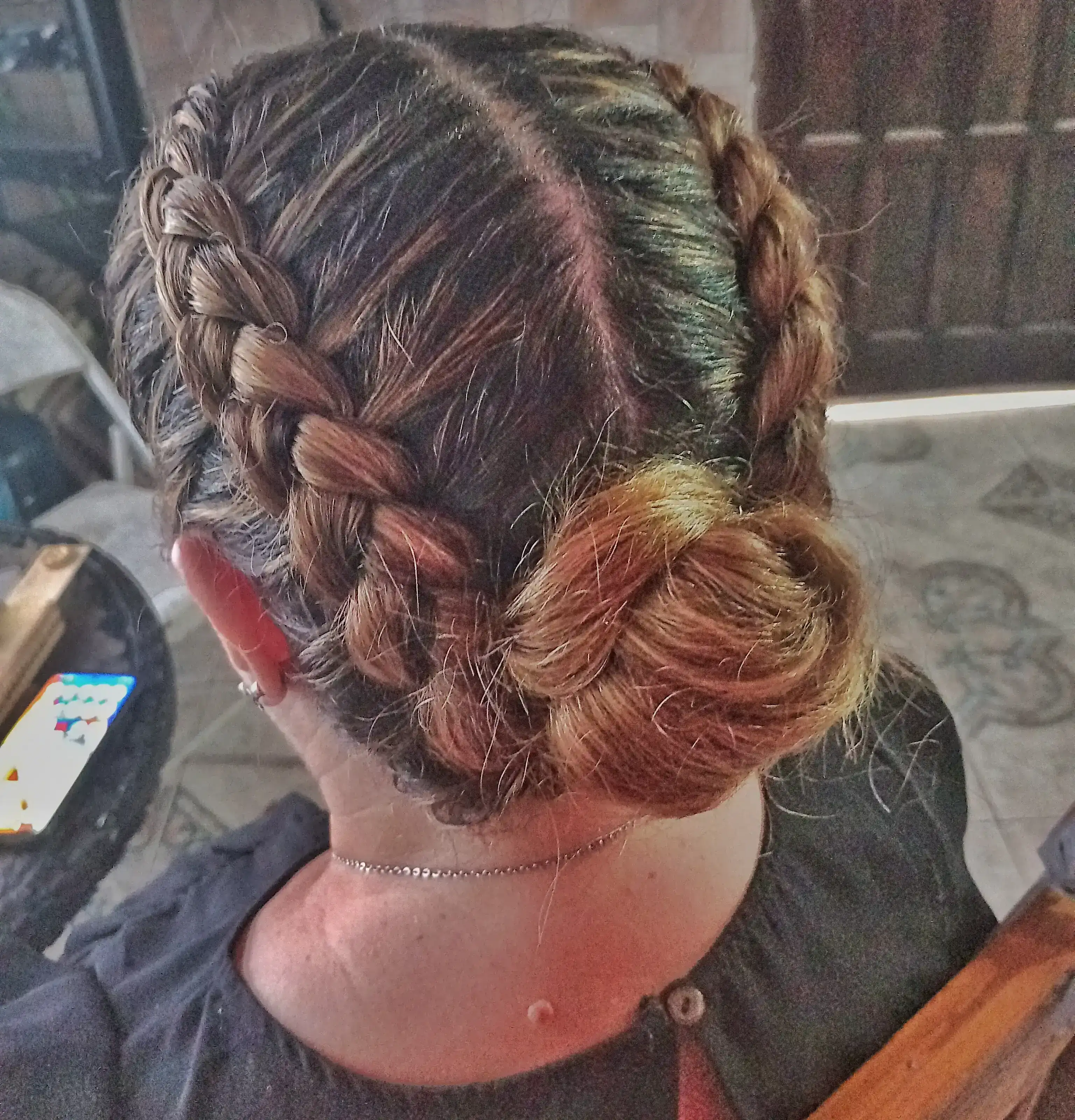 Recogido de trenzas