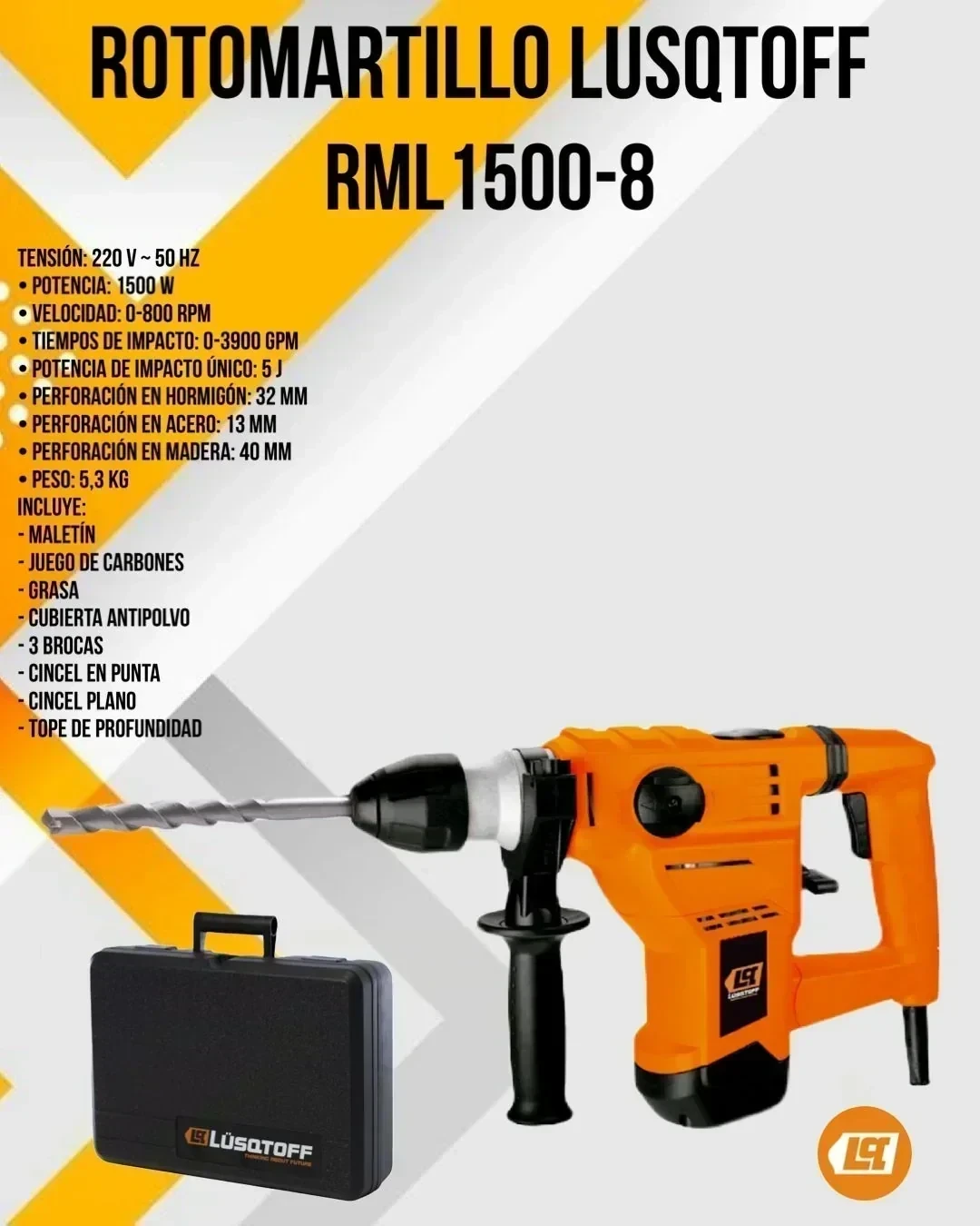 ROTOMARTILLO LUSQTOFF 1500W
