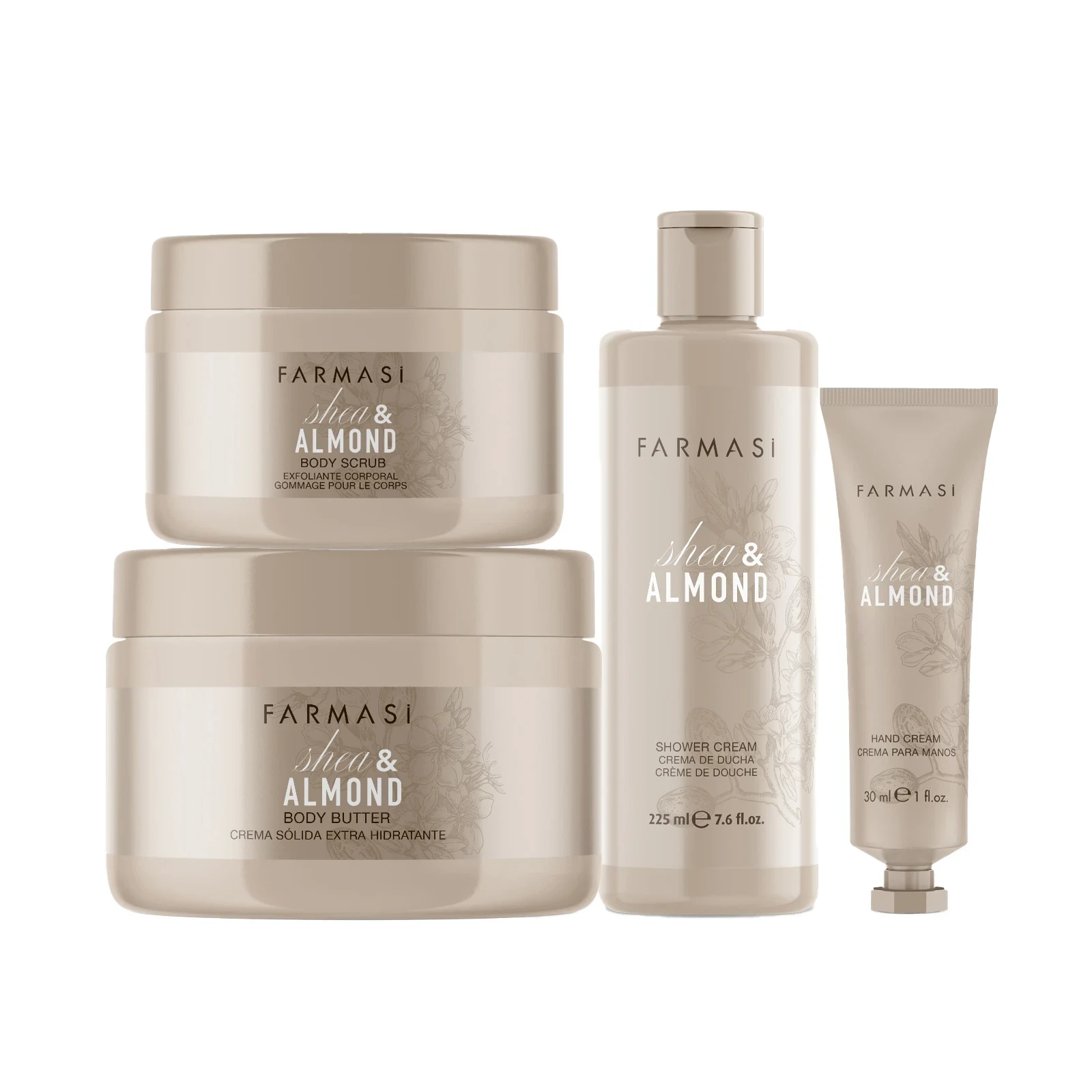 SHEA BUTTER & ALMOND BODY SET