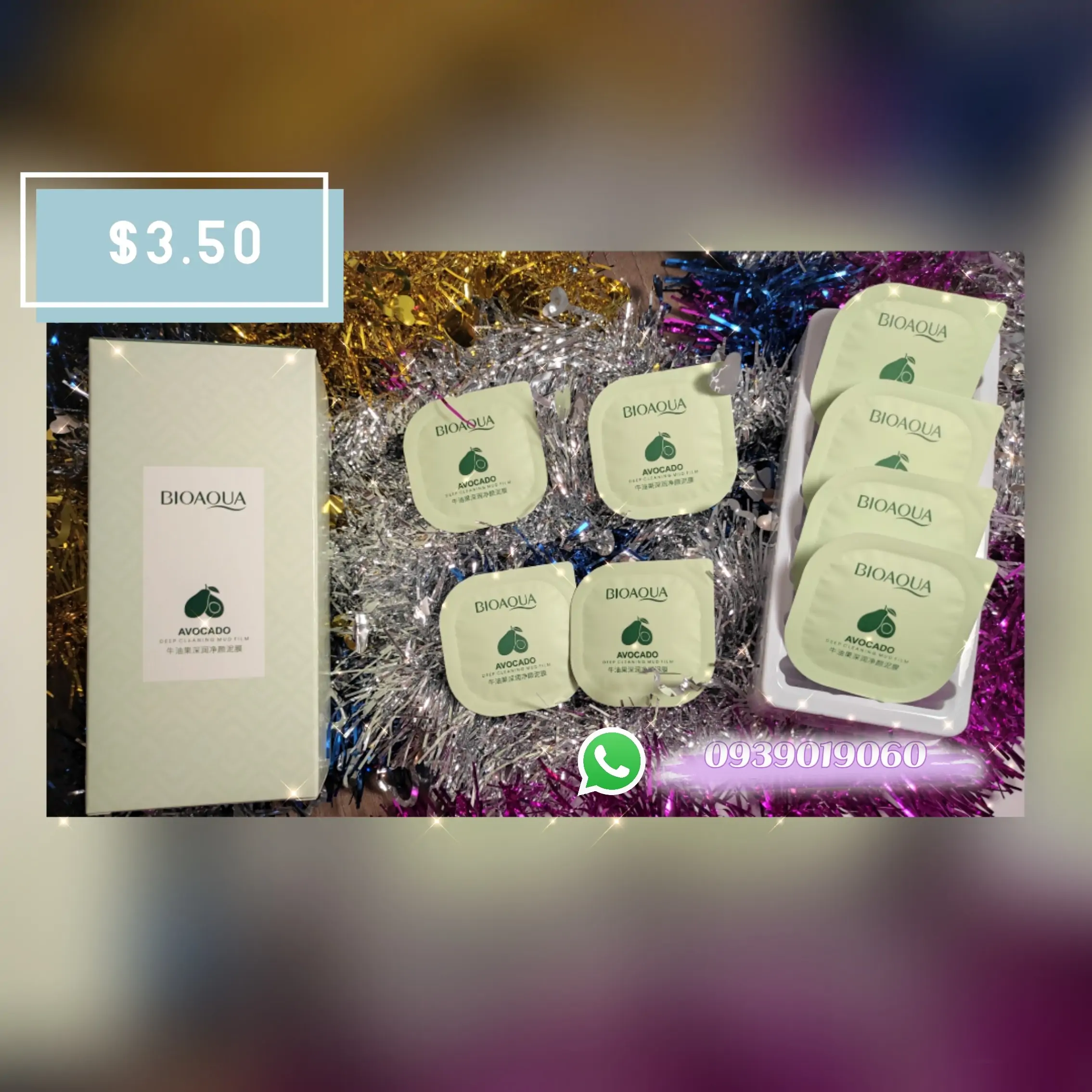 Set de mascarillas de barro de aguacate 🥑❤️