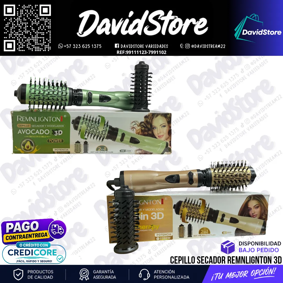 Cepillo Secador Remnlignton 3D