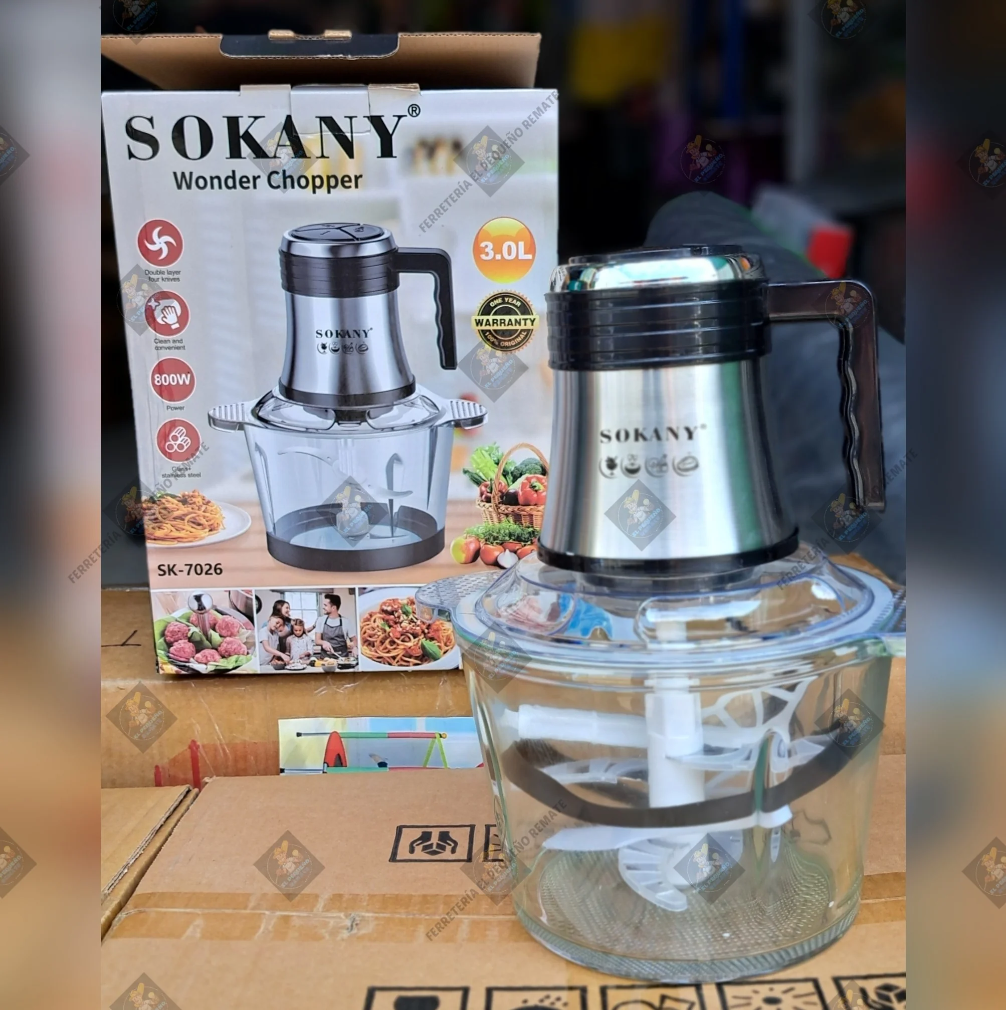 PROCESADOR DE ALIMENTOS DE 3L SOKANY