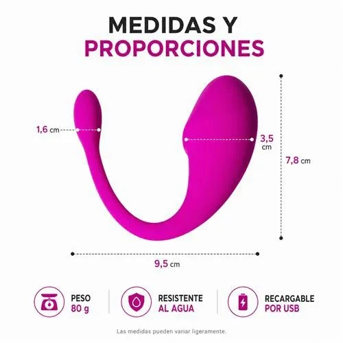 Vibrador Punto G Zenith con Control por App y 9 Modos 4