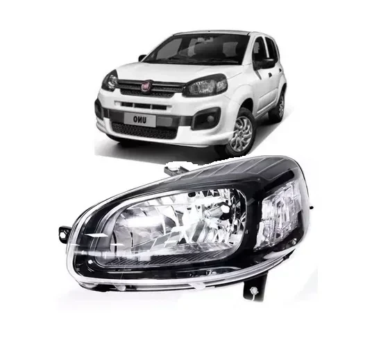Farol Fiat Uno 2015-2021 marco negro