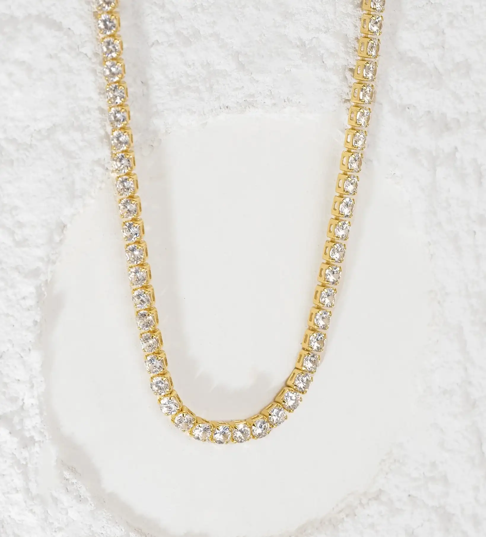 Circonias Unisex 45 Cms Cristal