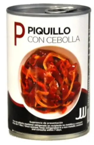 ENSALADA PIMIENTO PIQUILLO CON CEBOLLA 1/2KG