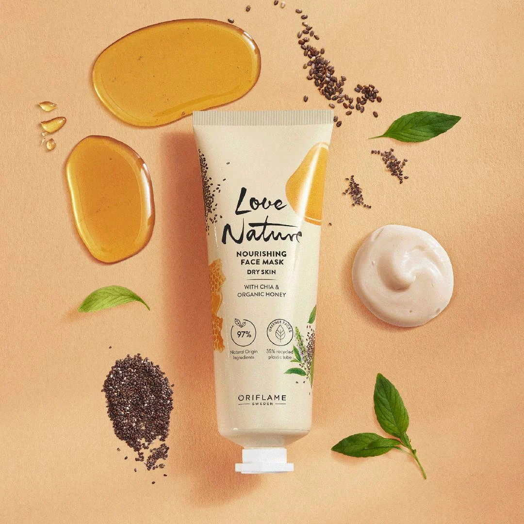 Mascarilla Facial Nutritiva con Chía y Miel Orgánica