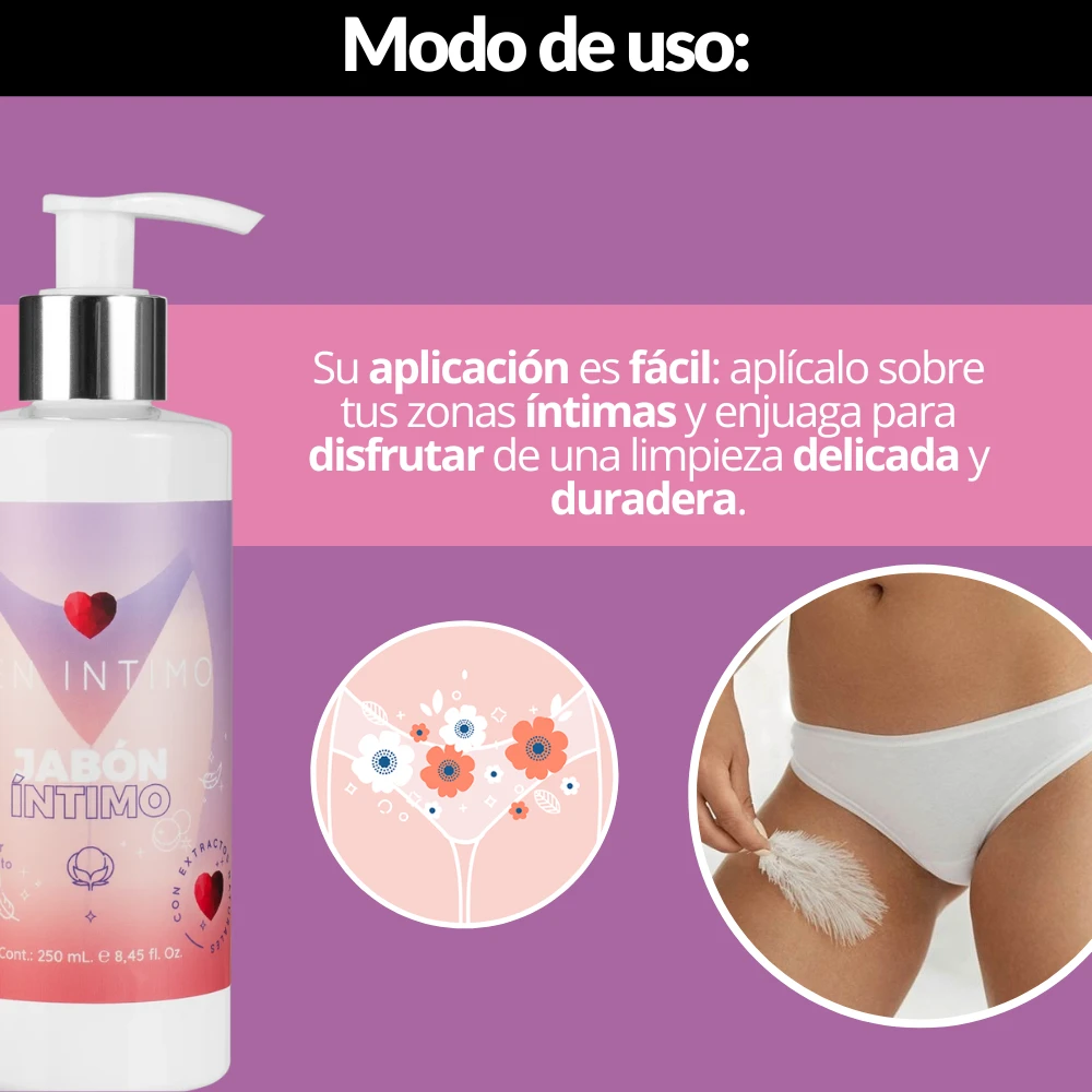 Jabon intimo 250ml Aloe vera  3