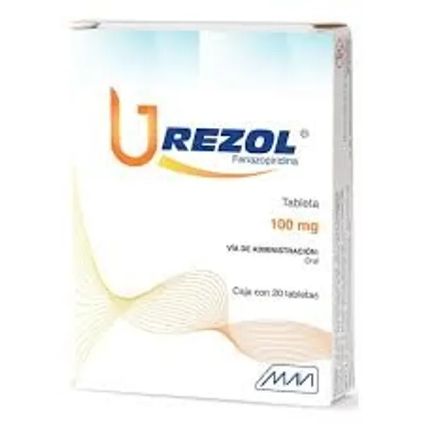 Urezol fenazopiridina/100mg/20 tab