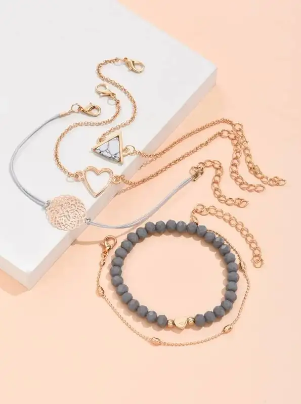 Set de pulseras boho chic