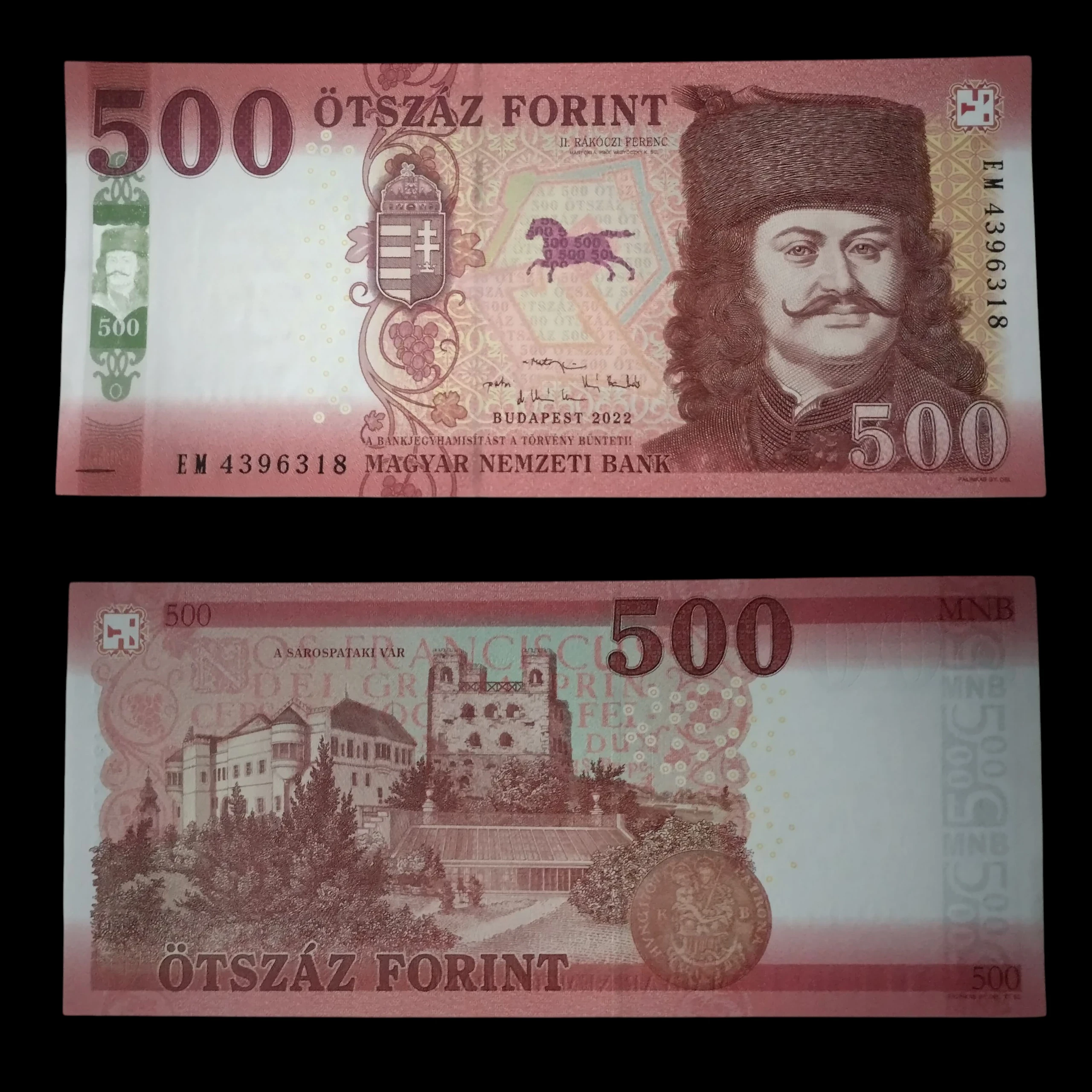 • Hungría 500 florines UNC 