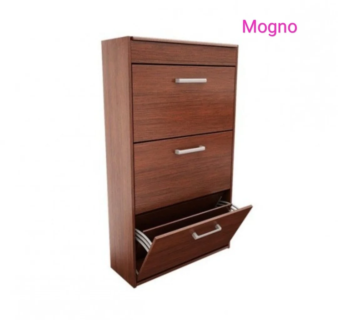 Botinero 3 Puertas, 1 Cajon MOGNO