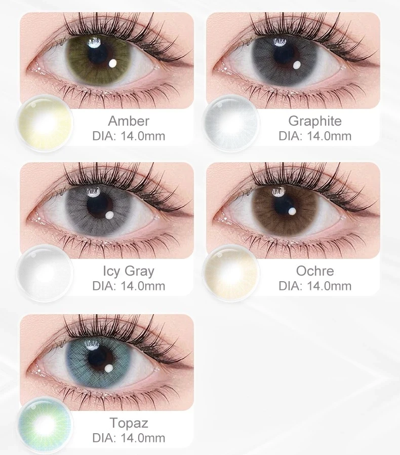 LENTES DE CONTACTO SERIE QUEEN - SIN BORDES 14.00mm - EFECTO NATURAL - HIDROCOR